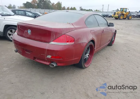 2004 BMW 645Ci from USA, damaged, VIN WBAEH73484B215624